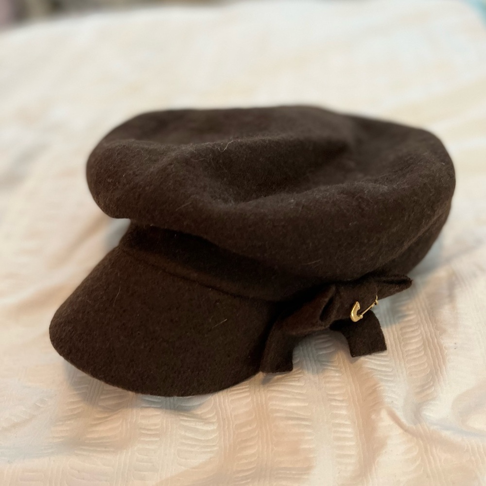 Juicy Couture Brown Paper Boy Hat